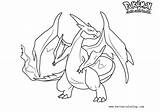 Pokemon Coloring Pages Mega Charizard Y  Free Printable sketch template