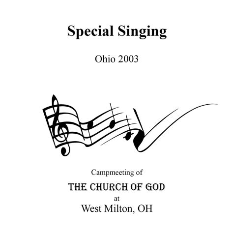 Special Singing Ohio 2003 | The Church of God | Gospel Trumpet Singers