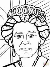 Printable Picture Of The Queen sketch template