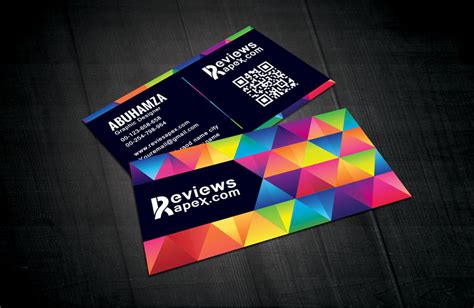 Modern Graphic Design Business Card Template by ArenaReviews on DeviantArt