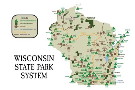 National Parks In Wisconsin Map - Amanda Marigold