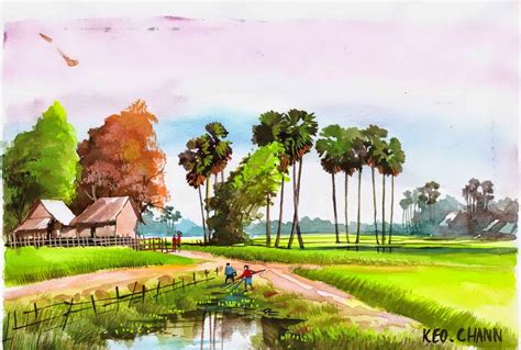 RellaDeQueen: We will always be the one we commit to be!: Khmer Paintings - Countryside