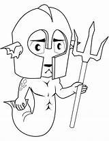 Mermaid Coloring Pages  Free Printable For Kids sketch template