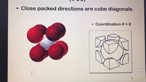 Packing fraction of BCC and FCC - YouTube