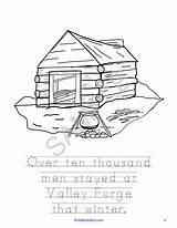 Valley Forge Coloring Book Level B  Made By Teachers sketch template