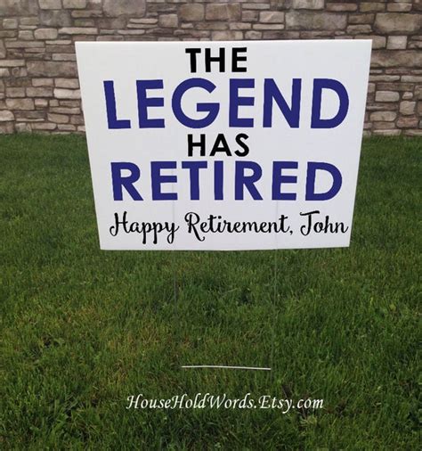 Retirement Party Sign Retirement Party Decorations - Etsy