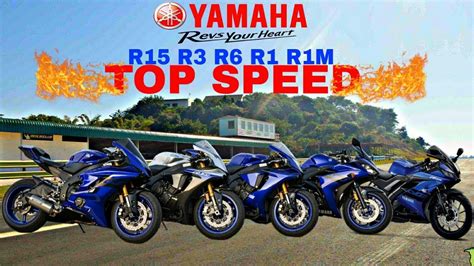 Yamaha R15 R3 R6 R1 R1M Top Speed 2019 - YouTube