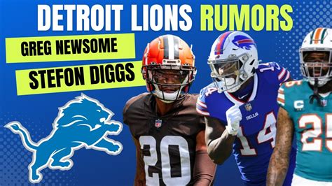 Detroit Lions Rumors: Trade For CB Greg Newsome II? Trade For Stefon Diggs? Sign Xavien Howard ...