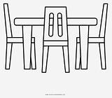 Dining Table For Coloring  Free Transparent Clipart ClipartKey sketch template