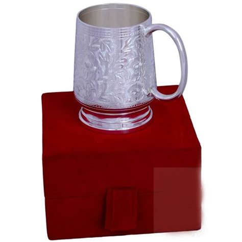 Silver Plated Brass Coffee & Beer Mug | Winni
