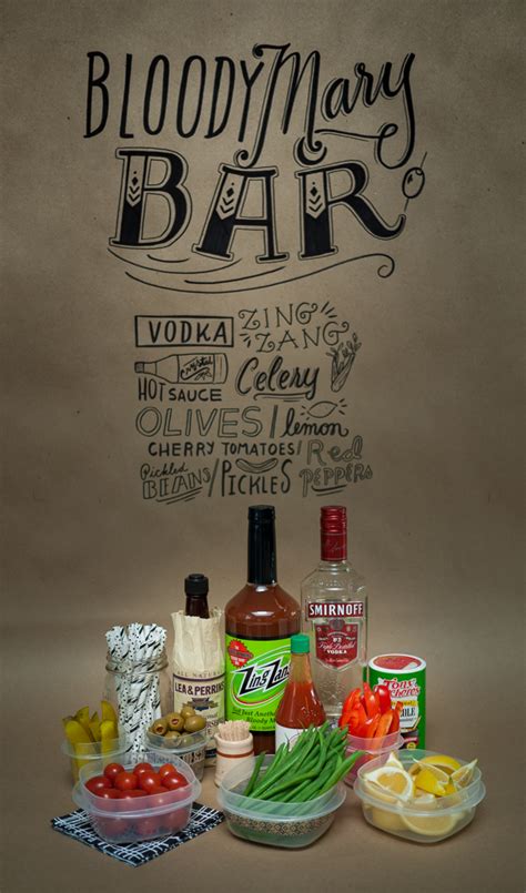 Make Your Own Bloody Mary Bar | Ciera Design Studio