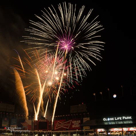 Globe Life Park - Texas Rangers - Fireworks | Globe Life Par… | Flickr