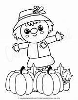 THE BEST Scarecrow Coloring Pages  Cassie Smallwood sketch template