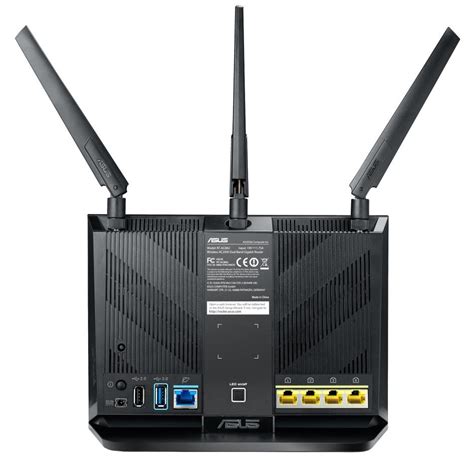 Specification sheet (buy online): ASUS RT-AC86U Asus Dual Band Wi-FI Router with 4-port Gigabit LAN