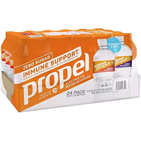 Propel Immune Support Zero Sugar Variety Pack (16.9 Fl. Oz., 24 Pk.), 405.6 Fl Oz - Walmart.com