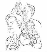 Avengers Endgame Coloring Pages  Nation sketch template