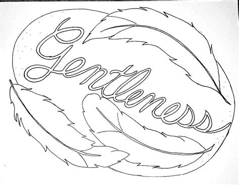 Gentleness Color Page | Christian journaling, Fruit of the spirit, Color