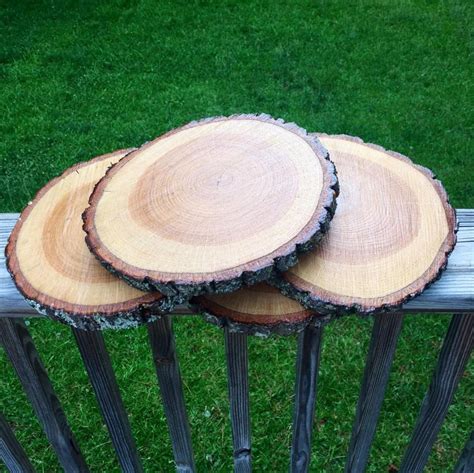 10 Inch TREATED Wood Slice For Wedding Centerpieces! Wedding Table ...