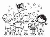 Waving Flag Coloring Page  sketch template