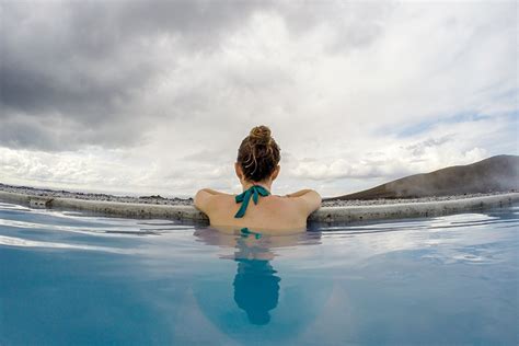 Relaxing at Hot Springs in Iceland - Wander The Map