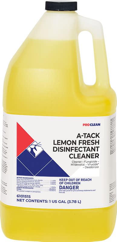 A-Tack Lemon Fresh Disinfectant Cleaner (ProClean)