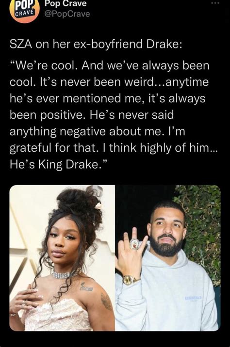 SZA talks about her feelings for Drake : r/Drizzy