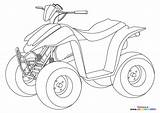 ATV  Coloring Pages For Kids sketch template