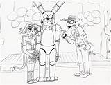 All Animatronics F Naf Coloring Pages sketch template