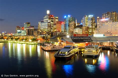 Darling Harbour at Night Print, Photos | Fine Art Landscape Photography | Ilya Genkin