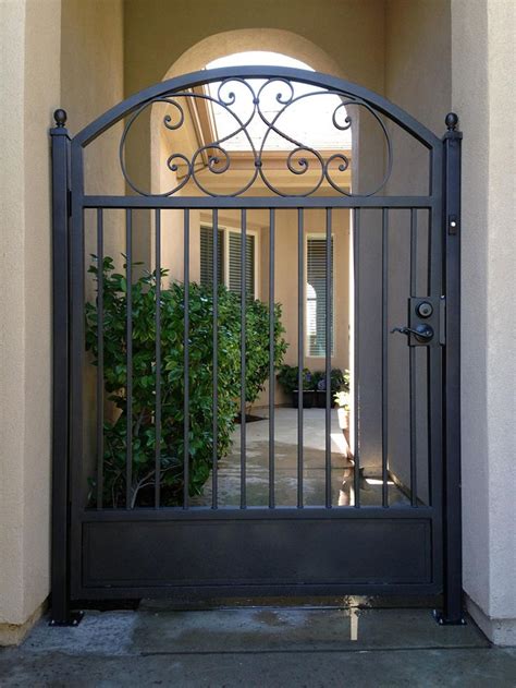 Custom Courtyard Entry Gates El Dorado Hills, CA - Vintage Iron, Courtyard Entry Gates from ...