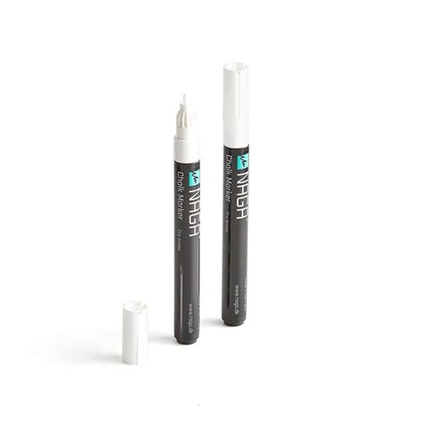 Glass board markers, 2 mm tip, 2-pack, white | AJ Products