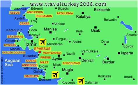 Dalaman Airport Map