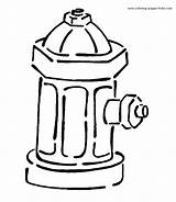 Fire Hydrant Coloring Page Az Pages Sketch sketch template