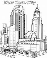 New York City Coloring Pages For Kids sketch template