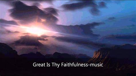 Great Is Thy Faithfulness music - YouTube