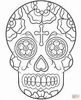 Calavera Sugar Skull coloring Page  Free Printable Coloring Pages sketch template