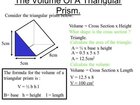 Pin by deepak mahajan on civil engineering calculations | Volume, Prism, Triangular prism