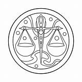 Libra Coloring Pages Zodiac Coloringgarden Adult Printable Tattoo  sketch template