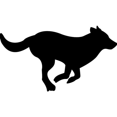 Running Dog Silhouette Vector SVG Icon - SVG Repo