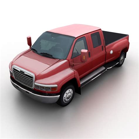 Generic pickup truck 3D model - TurboSquid 1468869