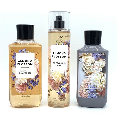 Buy Bath and Body Works Almond Blossom Fine Fragrance Mist, Body Lotion ...