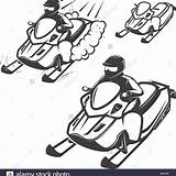 Snowmobile Coloring Pages At GetColoringscom  Free Printable sketch template