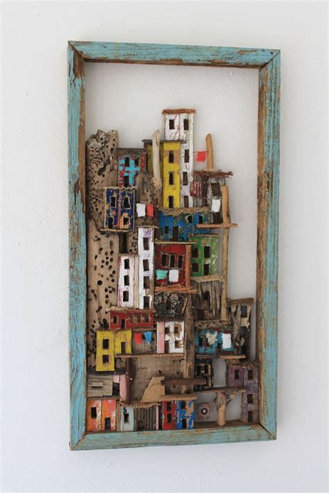 Image result for mixed media assemblage art | Driftwood crafts, Wood ...