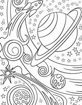 Printable Space Coloring Pages sketch template