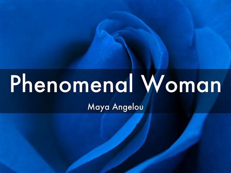 Phenomenal Woman by MELODYDTAYLOR