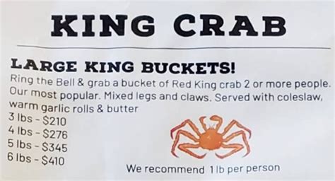 Tracy's king crab shack + menu + prices + alternate location with less crowds 🏔 Juneau Alaska ...