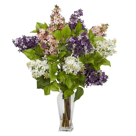 Lilac Silk Flower Arrangement