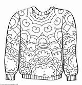 Sweater Wool Coloring Coloringpage Sketch Page sketch template