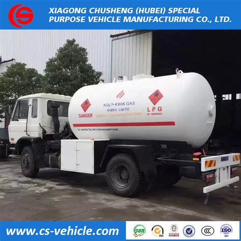 15000liters Mobile LPG Gas Cylinder Delivery Trucks Bobtail Tank Truck ...