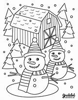 Preschool Christmas Coloring Pages sketch template